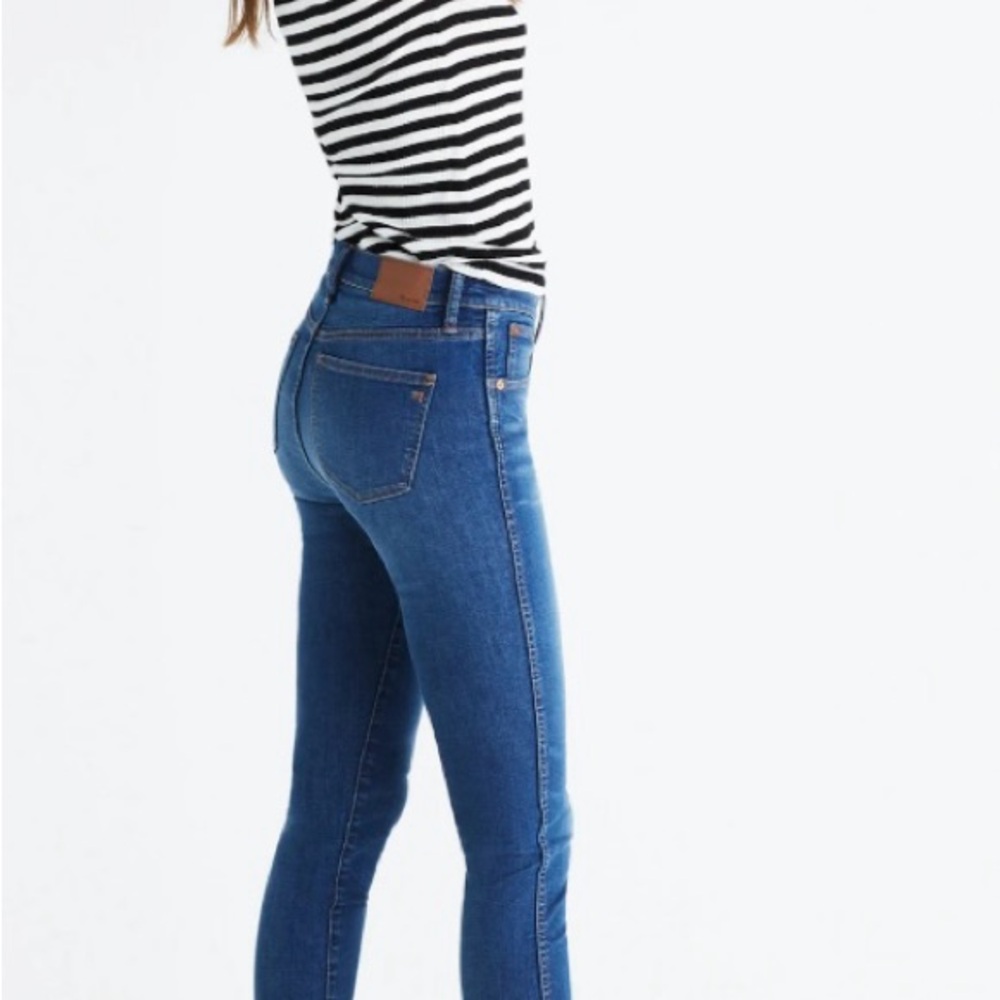 Madewell 9” high rise skinny jeans